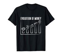 Evolution Of Money Bitcoin BTC Crypto Monnaie Cadeau T-Shirt