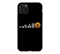 Evolution of Money Bitcoin Plan B Crypto BTC HODL Coque pour iPhone 11 Pro Max