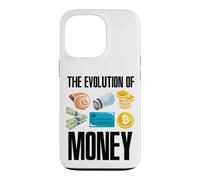 Evolution of Money Bitcoin Plan B Crypto BTC HODL Coque pour iPhone 13 Pro