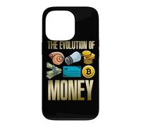 Evolution of Money Bitcoin Plan B Crypto BTC HODL Coque pour iPhone 13 Pro
