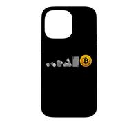 Evolution of Money Bitcoin Plan B Crypto BTC HODL Coque pour iPhone 14 Pro Max