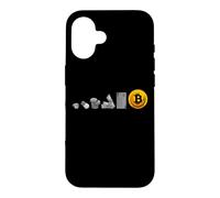 Evolution of Money Bitcoin Plan B Crypto BTC HODL Coque pour iPhone 16