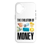 Evolution of Money Bitcoin Plan B Crypto BTC HODL Coque pour iPhone 16