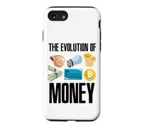 Evolution of Money Bitcoin Plan B Crypto BTC HODL Coque pour iPhone SE (2020) / 7/8