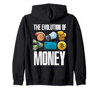 Evolution of Money Bitcoin Plan B Crypto BTC HODL Sweat à Capuche
