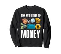 Evolution of Money Bitcoin Plan B Crypto BTC HODL Sweatshirt