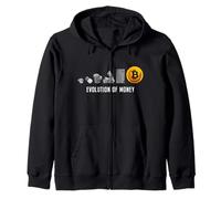 Evolution of Money Bitcoin Trading Plan BTC Crypto HODL Sweat à Capuche