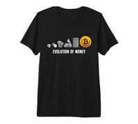 Evolution of Money Bitcoin Trading Plan BTC Crypto HODL T-Shirt Haut de Gamme