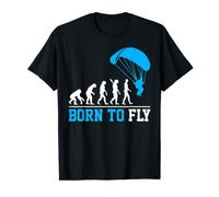 Evolution Parapente Human Born To Fly Parachute Jumper T-Shirt