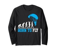 Evolution Parapente Human Born to Fly Pull de Parachute Manche Longue