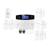 Evolution Plus, système d'alarme sans fil connectée WIFI / GSM compatible Androïd et IOS kit 10 détecteurs
