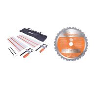 Evolution Power Tools - Guide pour Scie Circulaire ST1400, Compatible avec Makita, Bosch, Festool & Power Tools La lame TCT multi-matériaux R185TCT-20CS (Rage) coupe le bois, le métal