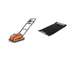 Evolution Power Tools H320-E Hulk Electro Compacteur électrique à plaque vibrante & Power Tools - Patin Pour Pavage Hulk, 400 X 320 Mm 015-0007 Orange