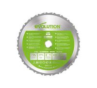 Evolution Power Tools - Lame Polyvalente en Carbure de Tungstène FURY, Vert, 255 mm