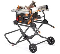 Evolution Power Tools R255TBLX Scie de Table avec Support (Nouvelle Génération de Rage 5-S) Lame de Coupe Multi-Matériaux Coupe Bois, Métal, Plastique, Biseau de 45˚, Angle d'onglet de +/- 60˚, 1650w