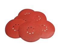 Evolution Power Tools SANDINGPAPER240G Pack de 6 Disques pour Ponceuse Manuelle/Ponceuse à Bras Télescopique 240 g