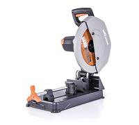 Evolution Power Tools Scie À Tronçonner Avec Lame Circulaire De 355 Mm Pour Une Coupe Multi-Matériaux, Couper Le Métal, Le Bois, Le Plastique, Capacité de Coupe de 120 x 120 mm, 0-45˚ Onglet, R355CPS