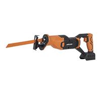 Evolution Power Tools Scie alternative sans fil R150RCP-Li avec batterie de 18 V Li-Ion EXT et lames multi-matériaux pour coupe de bois, métal et plus encore