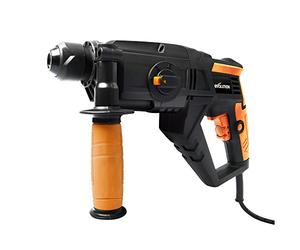 Evolution Power Tools SDS4-800 Marteau perforateur 4 fonctions - Perceuse, burin, rotation, marteau, 5 x accessoires inclus (110 V)