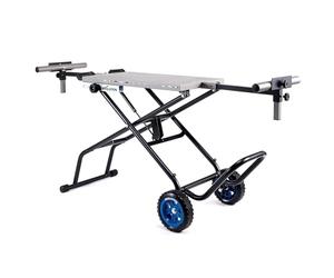 Evolution Power Tools, Support MCS, Support pour scie à onglet avec assistance Powerlift | Châssis en acier robuste, roues tout-terrain, compatible avec Evolution S355CPS, R355CPS