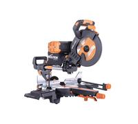 Evolution R255SMS-DB + Multi-Material Coulissant Scie Mitre 255mm 2000W 240V