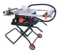 Evolution Power Tools Scie Circulaire Sur Table Rage 5-S avec Lame Multi-matériaux TCT 255 mm Couper Bois, Métal, Plastique et Plus Encore | Coupe en Biseau à 45° et Coupe en Onglet à 60° | 1 500 W