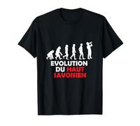 Evolution singe en homme originaire Haute-savoie apéro drôle T-Shirt