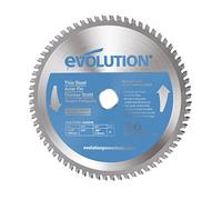 Evolution T185TCT-68CS Steel Blade End TCT 185mm 68 Teeth Bore 20mm for Circular Saw