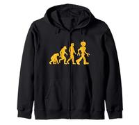 Evolution to Robot Funny Science Nerd Graphic Dark Sweat à Capuche