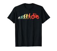 Evolution Tracteur Agriculteur avec cœur et âme T-Shirt Graphique avec Valeur