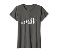 Evolution Trombone Humour Trombone Homme Drole T-Shirt, Femme, Asphalte, S