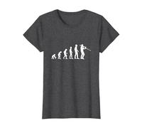 Evolution Trombone Humour Trombone Homme Drole T-Shirt, Femme, Chiné Foncé, L