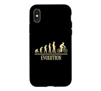 Evolution vélo Homme Humour Cycliste idée Cadeau vélos Coque pour iPhone X/XS