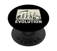 Évolution vers la Silhouette culinaire d'un Chef PopSockets PopGrip Adhésif