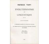 Evolutionnisme et linguistique