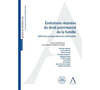 Évolutions récentes du droit patrimonial de la famille Réformes, jurisprudence et codification - Matthieu Van Molle - Anthemis - broché - Etude