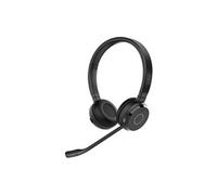 Evolve 65 TE Stereo - Micro-casque - sur-oreille - Bluetooth - sans fil - USB-A via adaptateur Bluetooth - isolation acoustique - certifié UC