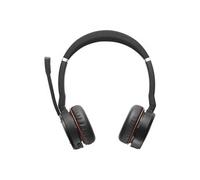 Evolve 75 SE MS Stereo - Micro-casque - sur-oreille - Bluetooth - sans fil - Suppresseur de bruit actif - USB - Certifié pour Microsoft Teams - pour