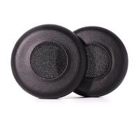 Evolve Coussinets de rechange en cuir protéiné compatibles avec casque Jabra Evolve 20SE/20UC/20MS/30US/30II/40UC/40MS/65UC/65MS, confort tout au long de la journée et isolation acoustique (noir)