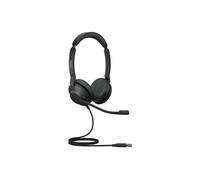 Jabra Evolve2 30, MS Stereo Casque Avec fil Arceau Bureau/Centre d'appels USB Type-A Noir