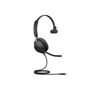 Jabra Casque mono filaire Evolve2 40 SE – USB-C/USB-A, certifié pour Microsoft Teams