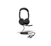 Jabra Evolve2 50 Casque Avec fil Arceau Bureau/Centre d'appels USB Type-C / USB Type-A Bluetooth Noir