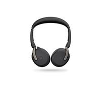 Evolve2 65 Flex MS Stereo - Micro-casque - sur-oreille - Bluetooth - sans fil - Suppresseur de bruit actif - USB-C - noir - avec socle de recharge