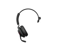 Evolve2 65 UC Mono - Micro-casque - sur-oreille - convertible - Bluetooth - sans fil - USB-A - isolation acoustique - noir
