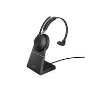 Jabra Evolve2 65, UC Mono Casque Sans fil Arceau Bureau/Centre d'appels USB Type-A Bluetooth Noir