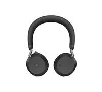 Evolve2 75 - Micro-casque - sur-oreille - Bluetooth - sans fil - Suppresseur de bruit actif - USB-A - isolation acoustique - noir - Certifié pour