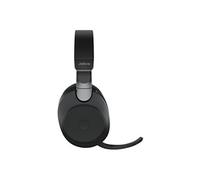 Jabra Evolve2 85 Casque PC Sans Fil avec Station de Charge - Casque Audio Certifié UC Anti-Bruit avec Batterie Longue Durée - Adaptateur Bluetooth USB-A - Noir