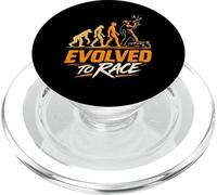 Évolved to Race Funny RC Car Driver Evolution Design PopSockets PopGrip pour MagSafe