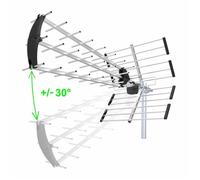EVOLVEO Flexi 2, antenne extérieure passive DVB-T2, filtre LTE,4G,5G