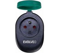 EVOLVEO Terra NV4, prise Wi-Fi extérieure intelligente Noir